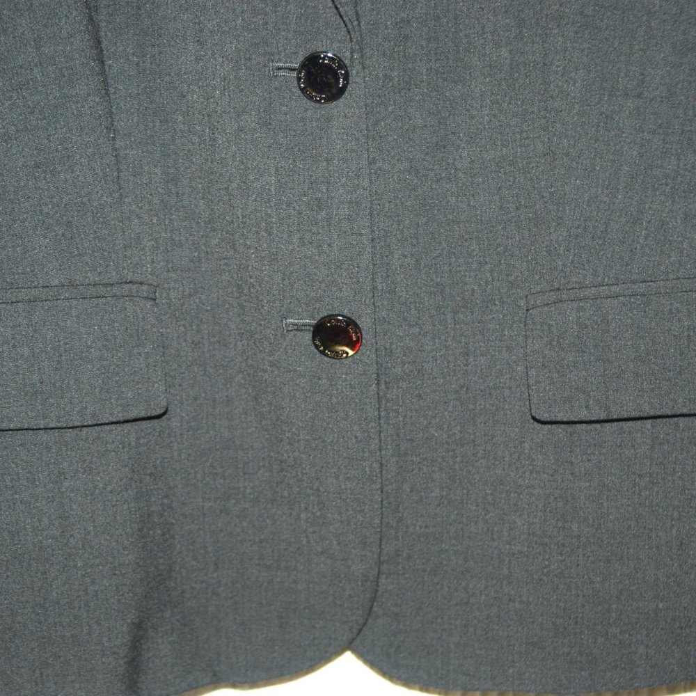 Calvin Klein Women's Gray Solid Two Button Work B… - image 3